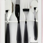 Guzzini Cutlery Set, stainless_steel, Gray, 15.8x7.5x25.5 cm
