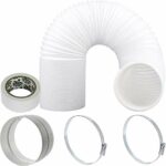SPARES2GO Air Conditioner Hose Pipe Vent Extension Kit (6m x 5" / 125mm)