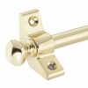 AMSKA INTERNATIONAL Set Of 13, Stair Carpet Rods, Round Finial, Antique Brass, Suitable For Carpet Runners Up To 70 Centimetre Wide Or Narrow
