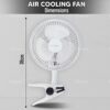 Mushy Mushy Richard Bergendi Luxury Professional Mini 6" Clip Fan for Home, Office and Desk (2-Speed) UK PLUG