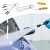 BLMHTWO 11 Pieces Airbrush Cleaner, Airbrush Cleaning Kit Airbrush Spray Cleaning Repair Tool Kit Includes 1 Piece Wash Needle 5 Pieces Cleaning
