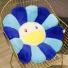 Zinsale Cute Flower Floor Pillow Cushion Throw Pillow Indie Room Decor Pillow for Teens Tweens Girls Plush Stuffed Toy for Kids Reading Nook Watc