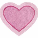 Catherine Lansfield Heart Children's Rug, Pink