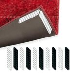 Value Mart Pack of 10 Rug Gripper - Reusable & Anti Slip Carpet Grippers for Wooden and Laminate Floors, Multi-Purpose Washable Anti Curling Rug
