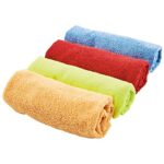 Amtech - Multi-Purpose Microfibre Cloths for Variety of Cleaning Tasks, Anti-Static and Easily Traps Dirt without Damaging Surfaces, Vibrant Colo