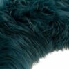 Lambland Dark Teal Genuine Large Sheepskin Rug with Extra Thick Wool/British Made/Side by Side
