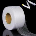 70 Yards Iron On Hem Tape Extra Wide Web Fabric No Sew Hem Tape Roll Iron on Tape with Tape Measure for Jeans Hems Curtain Trousers Garment Cloth