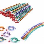 AHG 30 Pcs Soft Flexible Bendy Pencils Magic Bend Kids Children School Fun Equipmen
