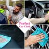 Zolt Microfibre Cloths - Super Absorbent & Soft Cleaning cloths for Car & Home Cleaning (32 * 32 cm) - 04 Reusable & Lint Free cloths Ideal for R