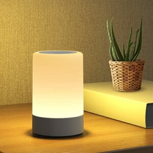 G Keni Nursery Night Light for Baby, LED Bedside Touch Sensor Night Lamps for Kids Breastfeeding and Sleep Aid, USB Rechargeable Nursery Lights w