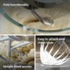 Kenwood kMix Stand Mixer for Baking, Stylish Kitchen Mixer with K-beater, Dough Hook and Whisk, 5L Glass Bowl, Removable Splash Guard, 1000 W, Cr