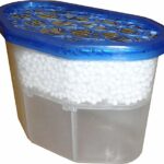 4 Interior dehumidifier, Absorbs damp crystals in box