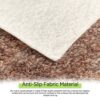 Non Slip Rug Gripper for Carpet with Adhesive Film for Extra Strength - Winsome Anti Slip Rug Underlay for Wrinkle Free Rugs - Ideal Rug to Carpe