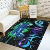 Capslpad Kids Play Rug for Playroom 160x100cm Non Slip Kids Rug with ABC Alphabet Numbers Animals Educational Learning Area Rug Washable Kids Pla
