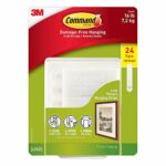 Command Picture & Frame Hanging Strips, Large (24 Pair)