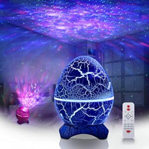 LED Star Projector Galaxy Projector Light with White Noise Soothes Sleep, Music Player for Party, Rotating Night Lights for Bedroom and Room Deco