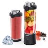Portable Blender, Personal Blender for Shakes and Smoothies USB Rechargeable 600ml Mini Blender with 6 Blades and To Go Cup for Sports Travel Gym
