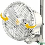 Secret Jardin Monkey Fan 200mm (8") - 20 Watt (Oscillating) Clip-On Fan