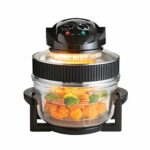 Quest 43850 Multi-Function Halogen Oven / Healthy Air Fryer / 17L Capacity with 5L Extender Ring / 60 Minute Timer / Self-Cleaning Function / 125