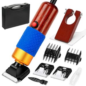 Riiai Carpet Trimmer with Shearing Guide, Carpet Shears Comes with 2 Blades, Low Noise Vibration Rug Trimmer, Carpet Carving Clippers for Sculpti