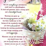 To A Wonderful Granddaughter Birthday Card - Size 6" X 9"