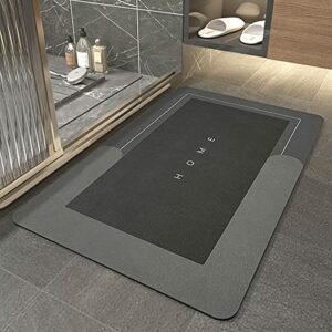 Super Absorbent Floor Mat, Quick-drying Bathroom Carpet, Simple Kitchen Door Mat, Machine Washable Large Living Room Carpet, Rubber Non-slip Bott
