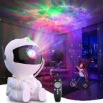 Astronaut Galaxy Projector Starry Night Light Projector, Astronaut Light Projector with Nebula,Timer and Remote Control, USB Powered 360° Adjusta