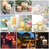 Candle Wick,SMALUCK Natural 50 Candle Wicks with 1pcs 3-Hole Candle Wicks Holder for DIY Candles Craft Tools Candle Making Kit (10cm)