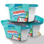 3pk 300ml Interior Dehumidifiers Disposable | Window Moisture Absorber for Window, Home, Wardrobe, Damp Traps Condensation Absorbers Windows, Dam