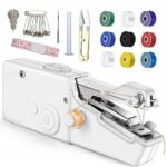 Sewing Machine, Handheld Sewing Machine UK, Mini Electric Sewing Machine, Portable Sewing Machine & Accessories, Suitable for Garment, Curtains,