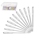 80 Pcs Sewing Machine Needles, Universal Heavy Duty 6 Sizes 65/9 75/11 80/12 90/14 100/16 110/18 Ballpoint Singer Brother Janome Sewing Machine N