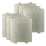 6-Pack Universal Mica Sheet Waveguide Covers 4.6x3.9inch, Heat-Resistant Insulating Repairing Accessory Microwave Oven Parts, Repairing Parts, Pr