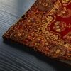 BGBDEIA Persian Carpet pattern Lumbar Cushion Cover 30X50cm 12x20 Inch Decorative Bedroom Living Room Antique Print Red Rectanglar Throw Pillow C