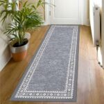 SHACOS Runner Rugs for Hallway, 60x180cm Kitchen Runner Mat Non Slip Washable Door Mat Runner Laundry Room Rug Non Shedding Floor Carpet Runner M