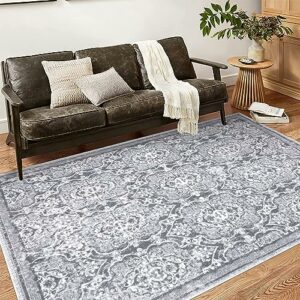 Enyhom Large Boho Area Rug, 120 x 180 cm Mandala Modern Thick Carpet Rug, Washable Plush Fluffy Carpet Floor Rug, Anti-Skid indoor Chic Floor Mat