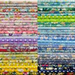 8" x 8" 50 PCS 100% Cotton Fabric Bundles for Quilting Sewing DIY & Quilt Beginners, Quilting Supplies Fabric Squares