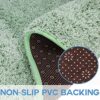 Amazon Brand – Umi Bath Mat Non Slip for Bathroom 43 x 61cm Thickened Microfiber Bathroom Rugs Soft Plush Shaggy Shower Mats Absorbent, Washable